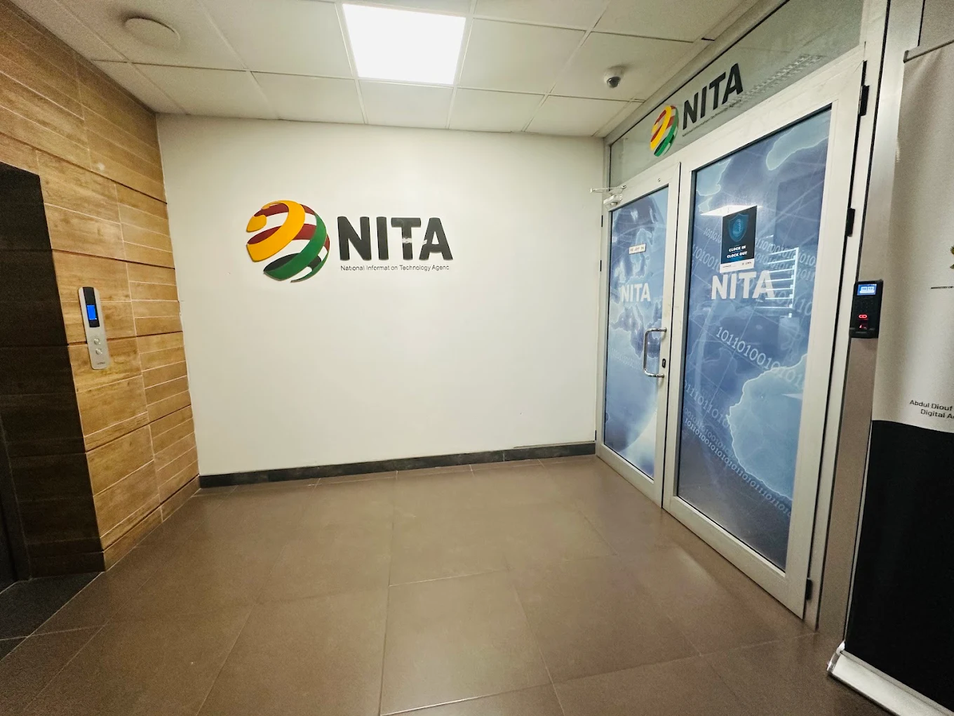 NITA headquarters interior — the hub of Ghana's national digital initiatives
