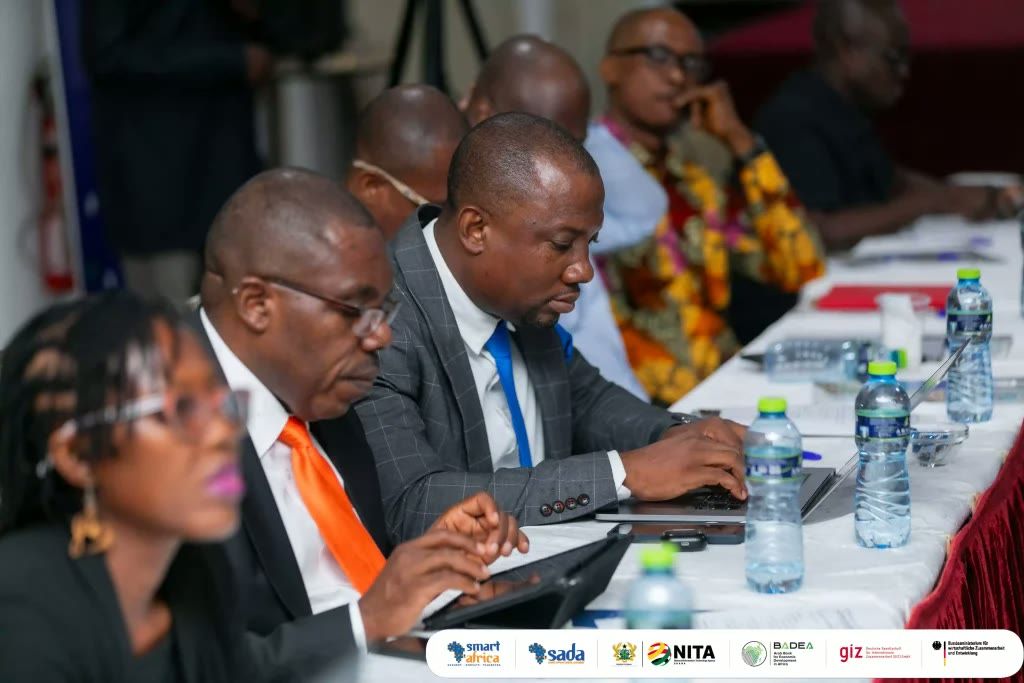 Officials from NITA, Smart Africa and the Ministry during the sessions.